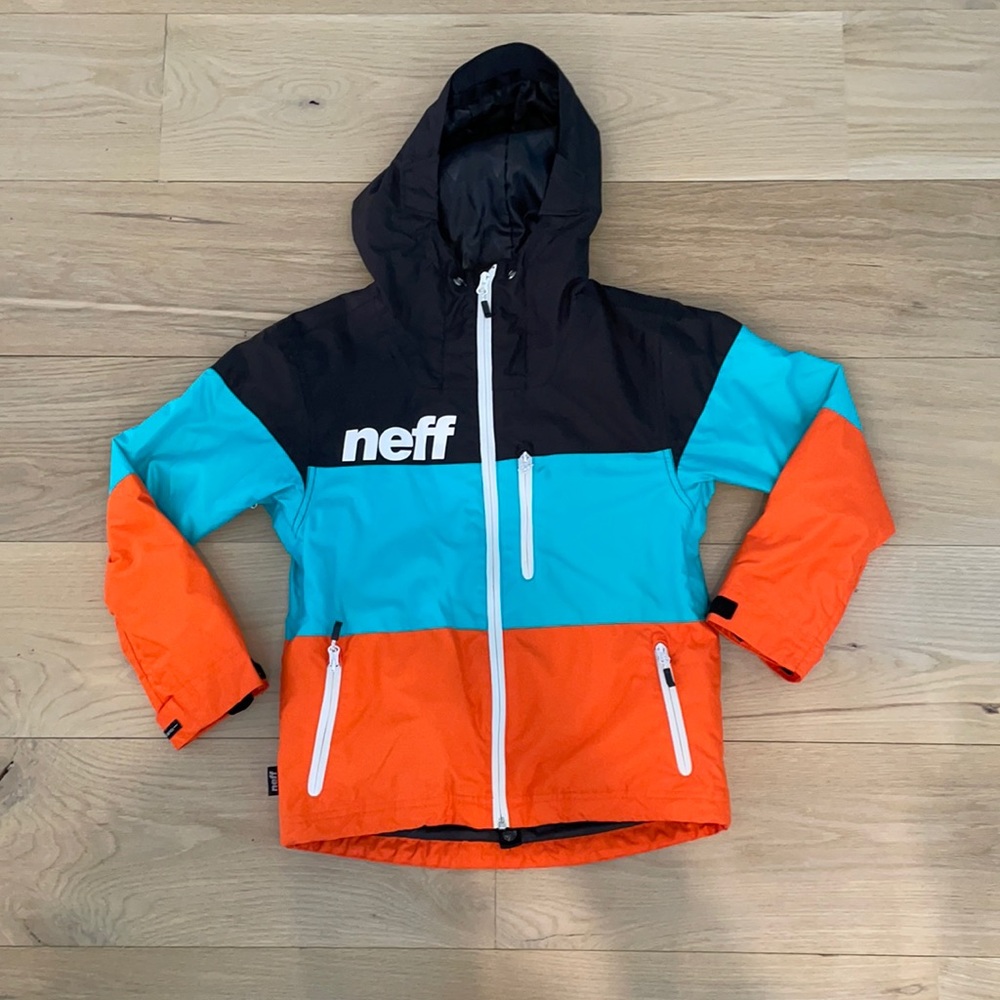 Youth Small Multicolored boys or girls ski or snowboard jacket great condition.